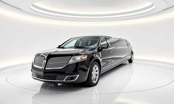 Black Lincoln MKT limousine exterior