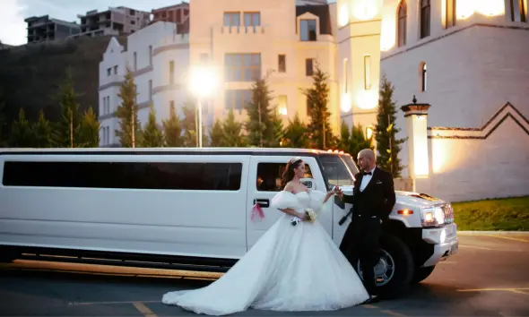 Wedding limousine transportation